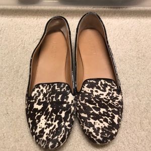 Calf hair J.Crew flats
